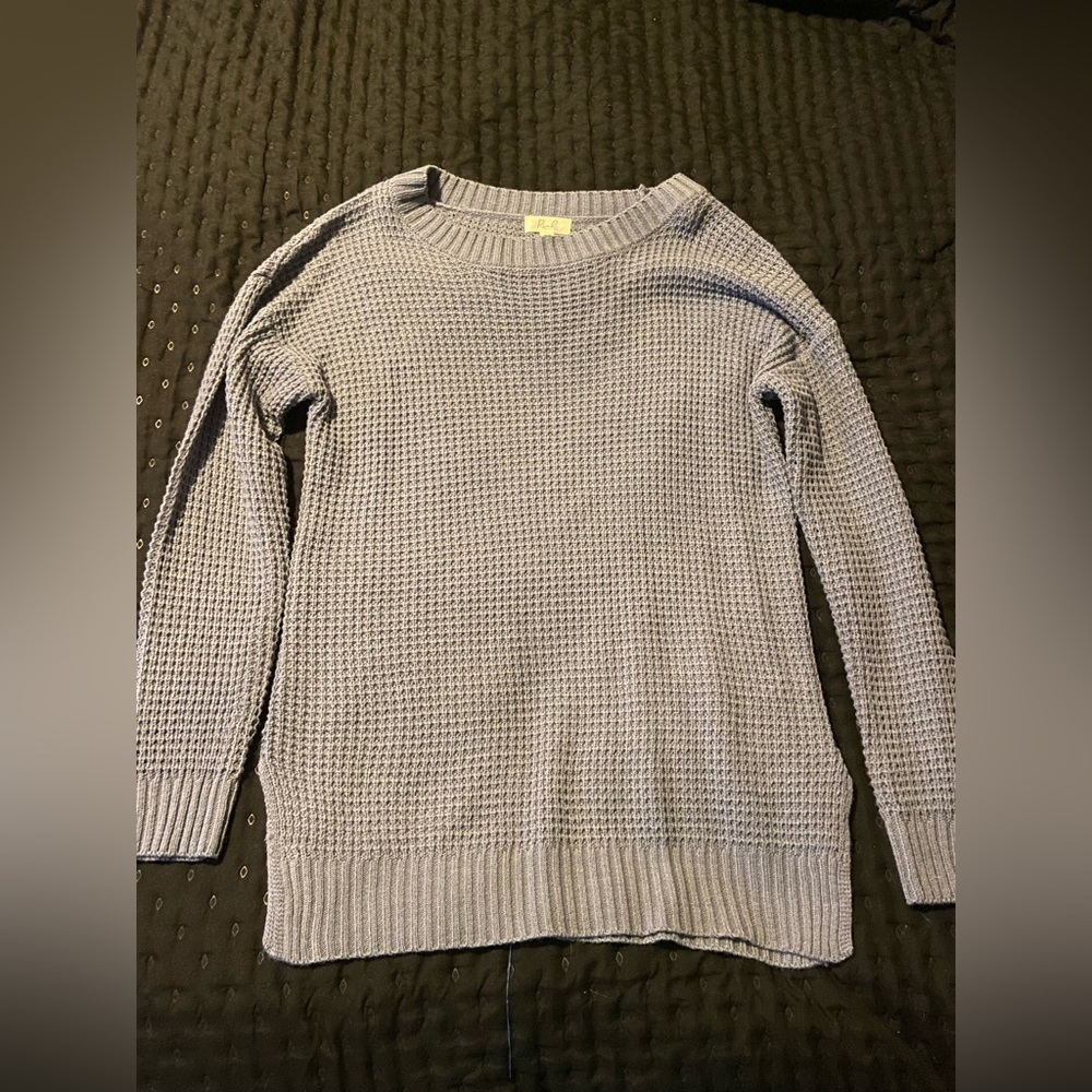 Blue Rush Fashion Sweater. Size Large.